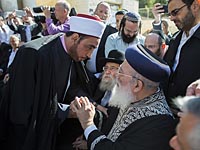 Мусульмане, христиане и друзы посетили синагогу "Кехилат Бней Тора", чтобы выразить поддержку евреям 