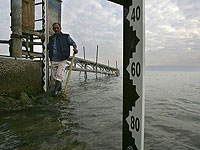 Уровень воды в Кинерете поднялся на 3,5 сантиметра
