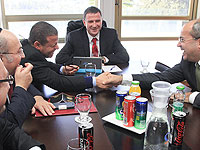 Совещание Юлия Эдельштейна с главами парламентских фракций. Иерусалим, 3 декабря 2014 года