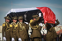 Похороны Зиада Абу Эйна. Рамалла, 11 декабря 2014 года