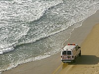 На тель-авивском пляже утонул 40-летний мужчина