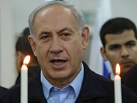 Биньямин Нетаниягу зажег первую ханукальную свечу с бойцами ЦАХАЛа