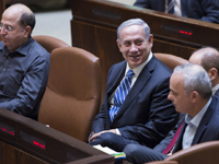 Глава правительства Биньямин Нетаниягу на последнем пленарном заседании Кнессета 19-го созыва