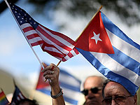 Митинг против сделки между США и Кубой. Майами, 20 декабря 2014 года 