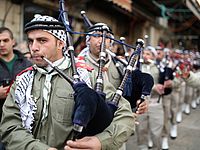 В Иерусалиме день рождения Пророка отметили парадом, несмотря на запрет муфтия