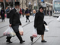 Жители Иерусалима готовятся к снежной буре и скупают продукты питания