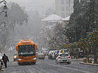 Зимняя буря в Израиле: снегопады, град и наводнения