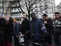 На месте теракта в Париже, 09.01.2015