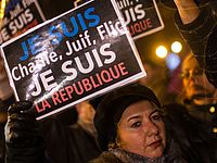 Демонстрация в Париже 10.01.2015