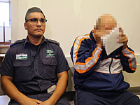 Подозреваемый в похищении и изнасиловании школьницы в Ашкелонском суде. 10 декабря 2014 года