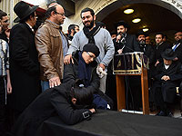 Похороны жертв теракта, совершенного в кошерном магазине в Париже. Иерусалим, 13 января 2015 года  