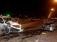 В Самарии столкнулись израильский и палестинский автомобили: трое пострадавших