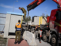 ЦАХАЛ устанавливает бетонные блоки от пуль на границе с Ливаном