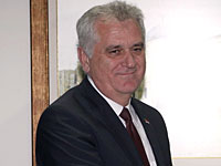 Томислав Николич в Рамалле. 1 мая 2013 года 
