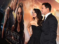 Мила Кунис и Ченнинг Тейтум на премьере фильма "Восхождение Юпитер". Голливуд, 2 февраля 2015 года