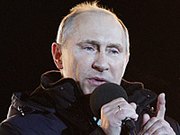 Владимир Путин на Манежной площади. 4 марта 2012 года