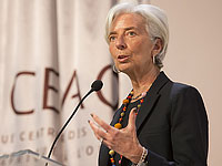 Председатель Международного валютного фонда Кристин Лагард   