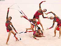 Художественная гимнастика: израильтянки завоевали бронзу в многоборье в Москве