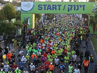Марафон в Тель-Авиве: список перекрытых улиц, десятки тысяч участников