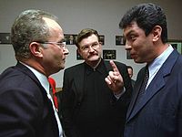 Борис Немцов в 2000 году на телеканале НТВ 