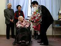 Мисао Окава, самая старая женщина на Земле, отметила свой 117-й день рождения
