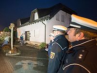 Полицейские у дома Любитца. Дюссельдорф, 26.03.2015