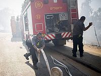 На трансизраильском шоссе сгорел грузовик с химикатами