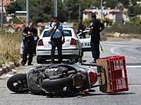 В результате аварии на шоссе &#8470;4 погиб мотоциклист