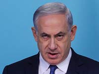 Премьер-министр Израиля Биньямин Нетаниягу выступает с комментарием по поводу переговоров в Лозанне. Иерусалим, 1 апреля 2015 года   