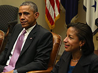 Барак Обама и Сюзан Райс 