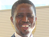 Президент Замбии Эдгар Лунгу