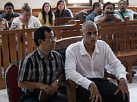 Томми Шафер в суде г.Денпасар, Бали, 14 января 2015 года 