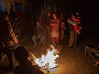 Президент Непала и его свита провели ночь в палатке, опасаясь подземных толчков