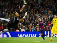 "Дубль" Лионеля Месси. "Барселона" забила шесть мячей в ворота "Хетафе"