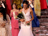 Татум Кешвар на конкурсе Miss World. 2009 год 