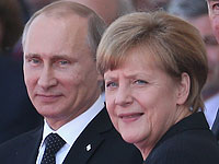 Владимир Путин и Ангела Меркель  