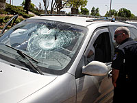 На севере Иерусалима "каменной атаке" подвергся легковой автомобиль