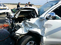 В аварии на перекрестке Гварам в Негеве пострадали четыре человека  