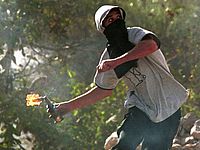 Вечером в субботу, 16 мая, неизвестные бросили бутылку с зажигательной смесью в сторону дома, принадлежащего евреям, в квартале Рас аль-Амуд, в Восточном Иерусалиме, сообщает полиция.    В результате инцидента никто не пострадал и не был причинен ущерб.  