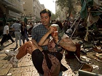 На месте теракта в Иерусалиме. 1997 год