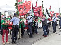 Пропалестинские активисты в Цюрихе. 29.05.2015
