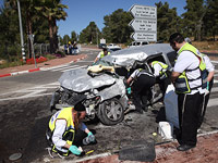 Автокатастрофа в Иудейских горах, один человек погиб