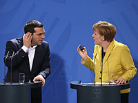 Глава правительства Греции Алексис Ципрас проведет сегодня совместную с канцлером ФРГ Ангелой Меркель