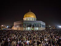 Сотни жителей Газы встретили Лайлат аль-Кадр на Храмовой горе