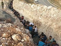 Полиция и погранслужба задержали около Оранит 120 палестинских нелегалов  