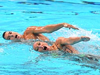 Соревнования по синхронному плаванию в Казани. 25 июля 2015 года