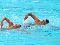 Соревнования по синхронному плаванию в Казани. 25 июля 2015 года
