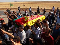 Похороны жертв взрыва. Турция,  21 июля 2015 года