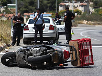 В Иерусалиме в результате ДТП погиб мотоциклист