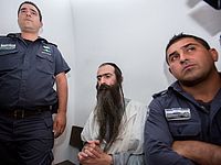 Ишай Шлисель в суде. Иерусалим, 31.07.2015